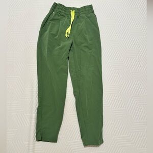 Limited Edition High Waisted Lille Tapered FIGS scrub pants - Fern